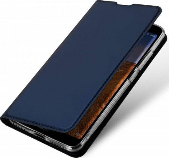 Dux Ducis Etui SAMSUNG GALAXY A01 z klapką Dux Ducis skórzane Skin Leather granatowe