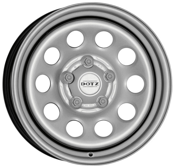 Колесный диск штампованный Dotz Modular silver (ohne Nabenbecher) 7x16 ET30 - LK5/120 ML65
