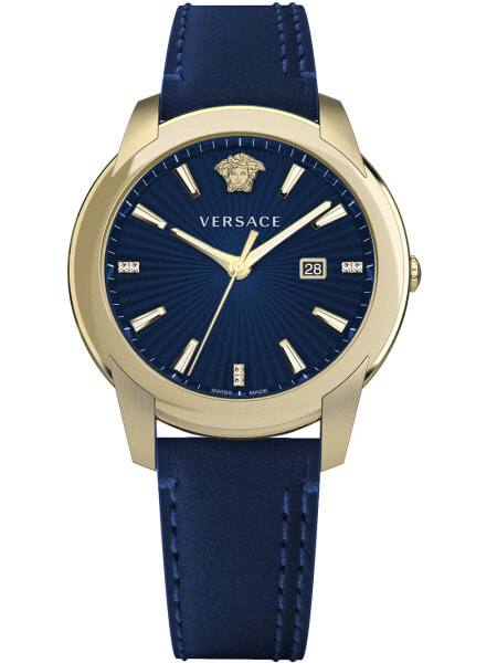 Наручные часы Michael Kors Lexington Three-Hand Black Leather Watch 38mm