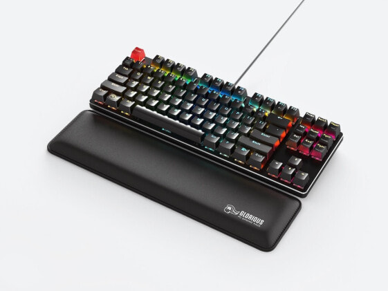 Glorious PC Gaming Race Padded Keyboard Wrist Rest - Foam - Black - 360 x 100 x 17 mm