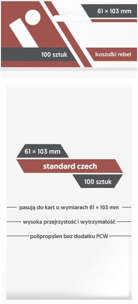 Канцелярские товары REBEL Koszulki Standard Czech 61x103 (100 штук)