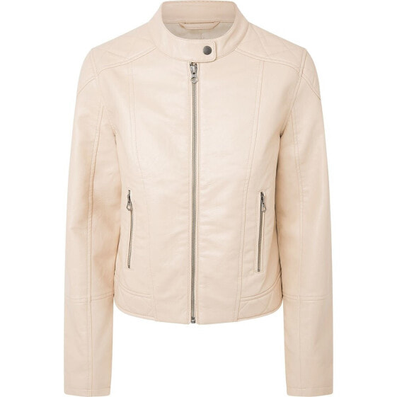 PEPE JEANS Stazie leather jacket