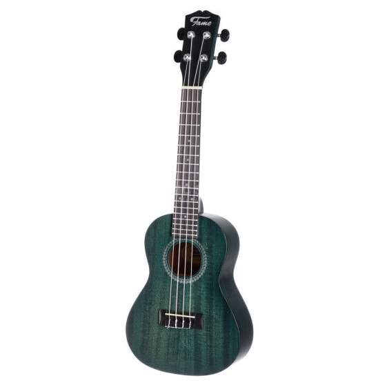 Fame Deluxe Concert Ukulele Green