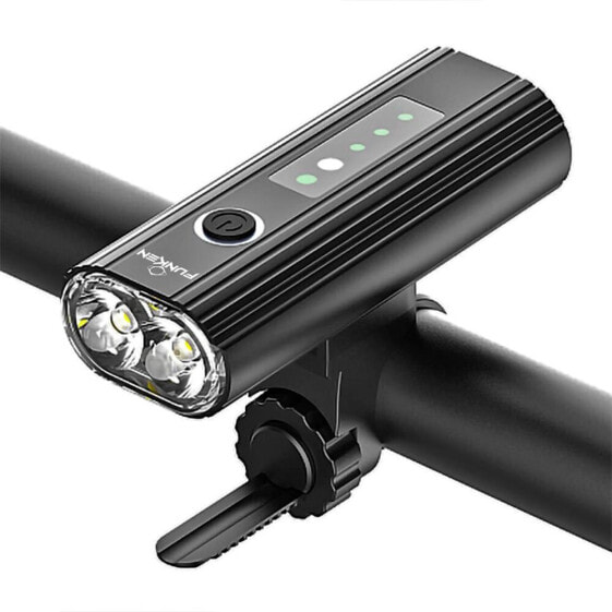 Фонарь велосипедный FUNKEN 2x LED XPG Sensor 3000MAH LI-Poly Integrated Front Light Black