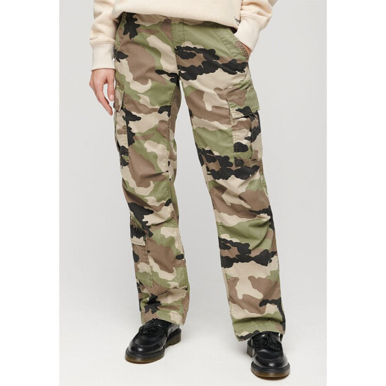 SUPERDRY Low Rise Straight Cargo cargo pants