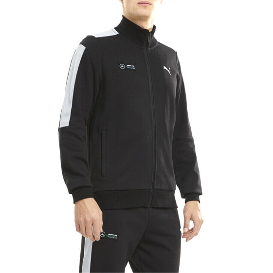 Puma Mapf1 Full Zip Sweat Jacket Mens Black Casual Athletic Outerwear 59959701