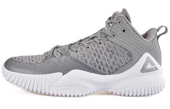 Basketball Sneakers Peak DA073421 Grey-White