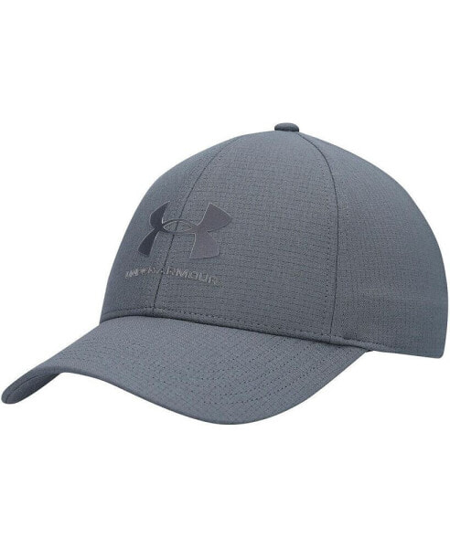 Men's Graphite Logo Performance Flex Hat