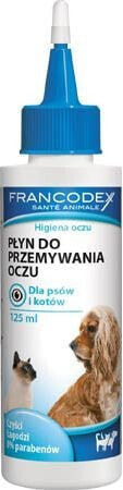 Ветеринарный препарат Francodex жидкость для промывания глаз собак и кошек 125 мл