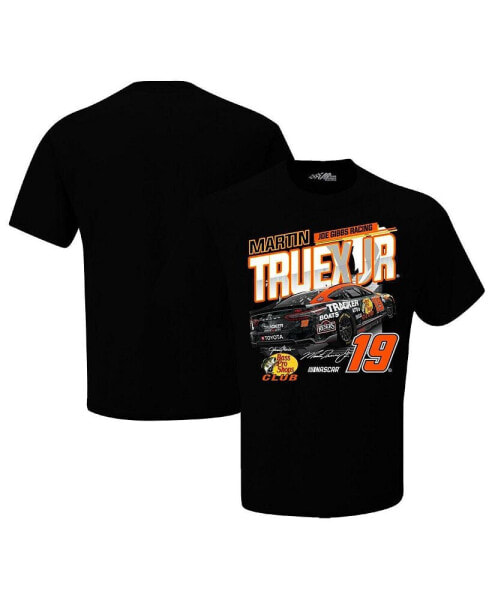 Men's Black Martin Truex Jr Speed T-shirt