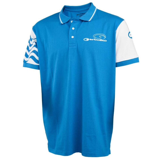 GARBOLINO Blue Wave Short Sleeve Polo