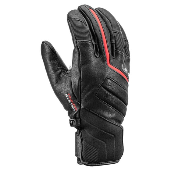 Перчатки спортивные LEKI ALPINO Phoenix 3D в черном и красном