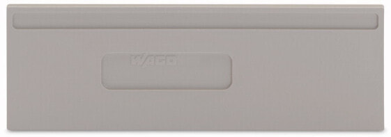 WAGO 279-345 - Terminal block separator - Grey - 2 mm - 72.2 mm - 25.4 mm - 2.67 g