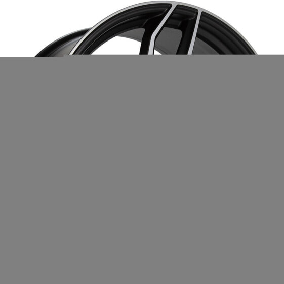 Колесный диск литой Etabeta Heron-K black matt full polished 9.5x19 ET35 - LK5/112 ML78.1