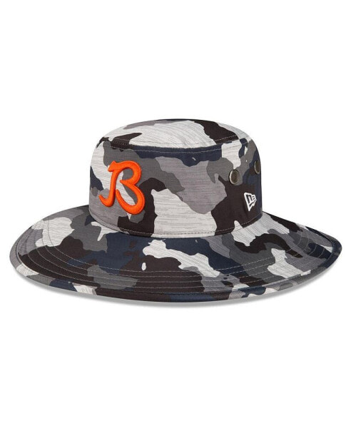 Men's Camo Chicago Bears 2022 NFL Training Camp Official Script Panama Bucket Hat