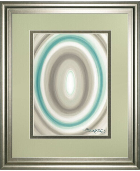 Concentric Ovals 1 by David Bromstad Framed Print Wall Art, 34" x 40"