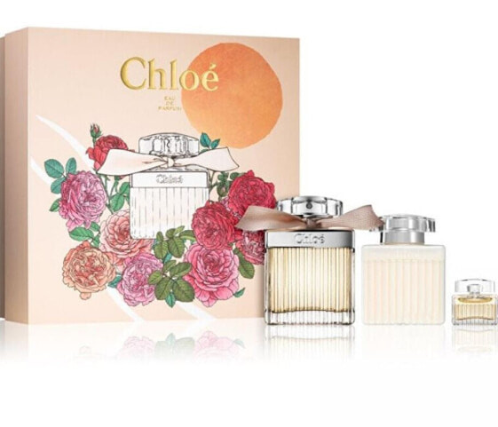 Набор парфюмерии Chloe Spring Edition - EDP 75 мл + EDP 5 мл + туалетное молоко 100 мл
