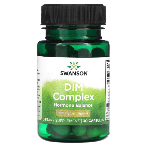 Витамины и БАДы Женское здоровье Swanson Комплекс DIM, 100 мг, 30 капсул
