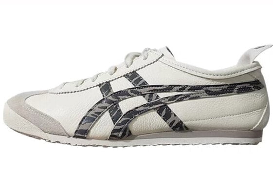 Кроссовки Onitsuka Tiger MEXICO 66 черно-белые в камуфляже