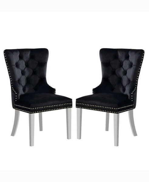 Brindabella Tufted Chairs, Set of 2