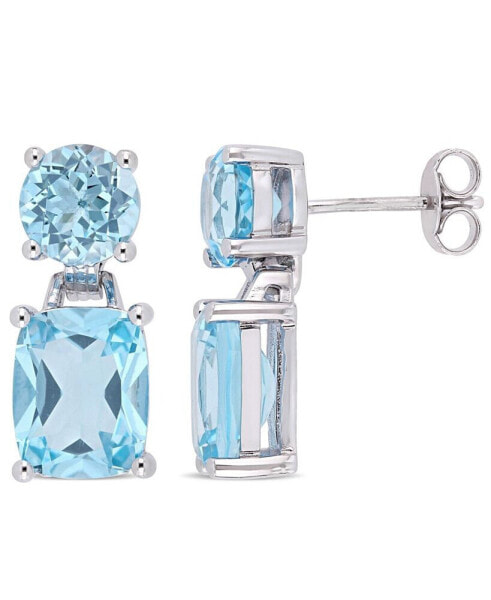 Серьги Macy's Blue Topaz Dangle