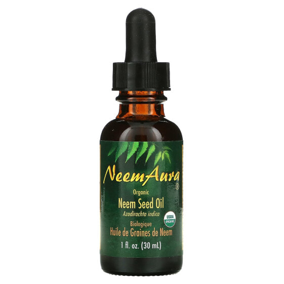 Organic Neem Seed Oil, 1 fl oz (30 ml)