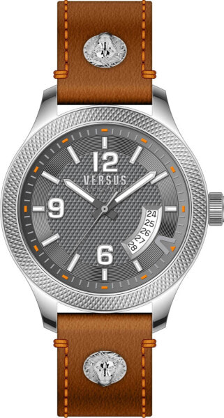 Versus by Versace Herren Armbanduhr Reale 44 mm Armband Leder VSPVT2021