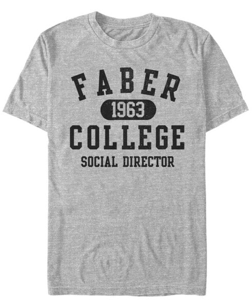 Animal House National Lampoon's Men's Faber College Social Director Short Sleeve T-Shirt