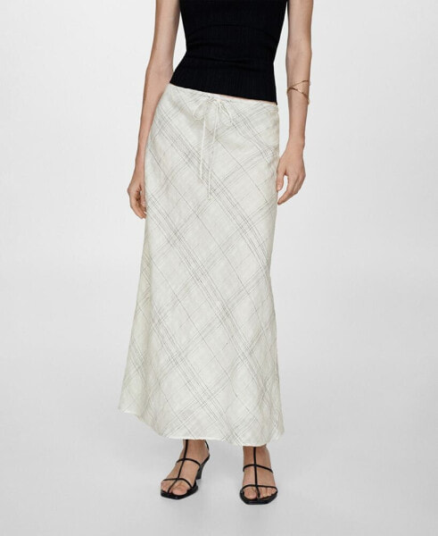 Women's Printed Midi Skirt