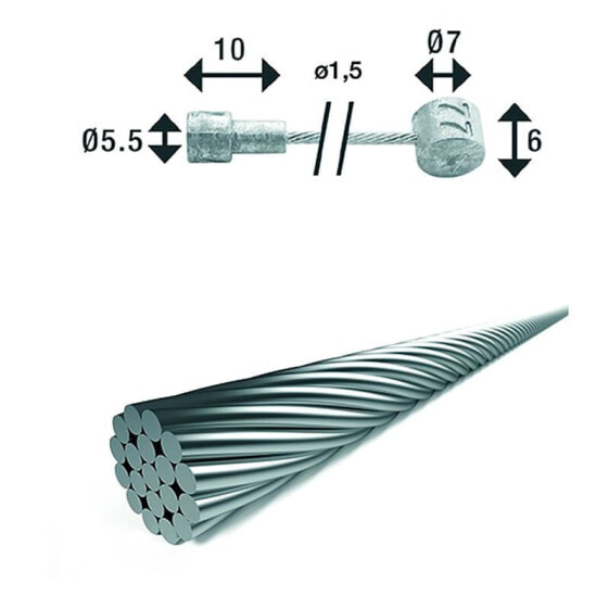 XLC BR-X86 Double Head Brake Cable