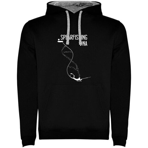 KRUSKIS Spearfishing DNA Two-Colour hoodie