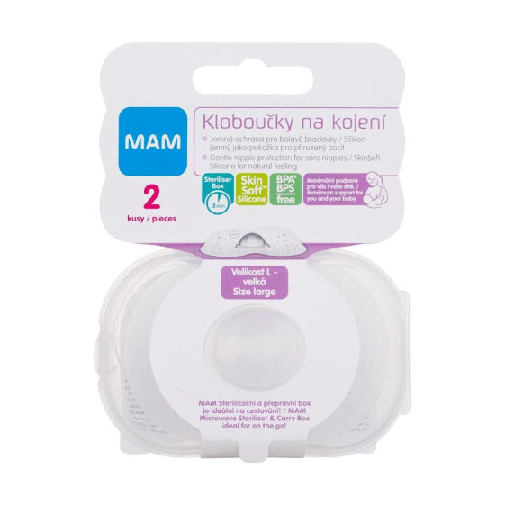 MAM Nipple Shields S 2 St. stilleinlagen für Frauen