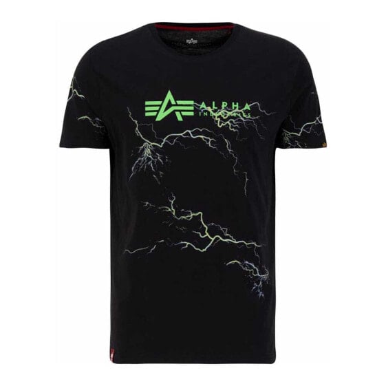 ALPHA INDUSTRIES Lightning Aop short sleeve T-shirt