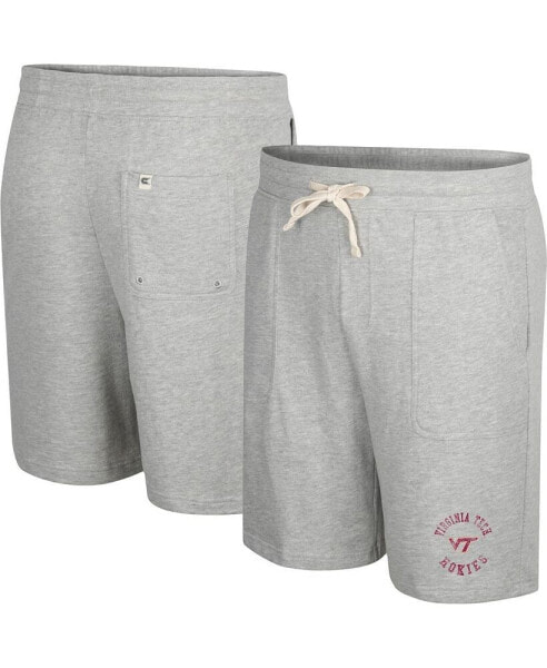 Men's Heather Gray Virginia Tech Hokies Love To Hear This Terry Shorts