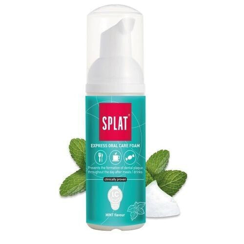 Splat Mint Cleansing Foam Антибактериальная пена против кариеса и для свежего дыхания 50 мл