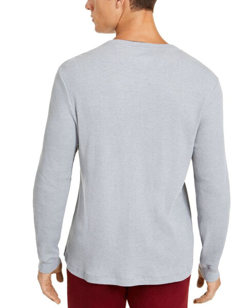 Club Room Men's Thermal Henley Shirt, Created for Macy's - Macy's