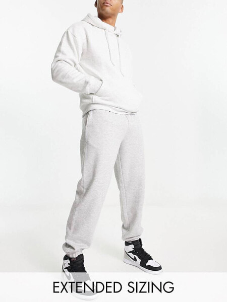 COLLUSION joggers in grey marl