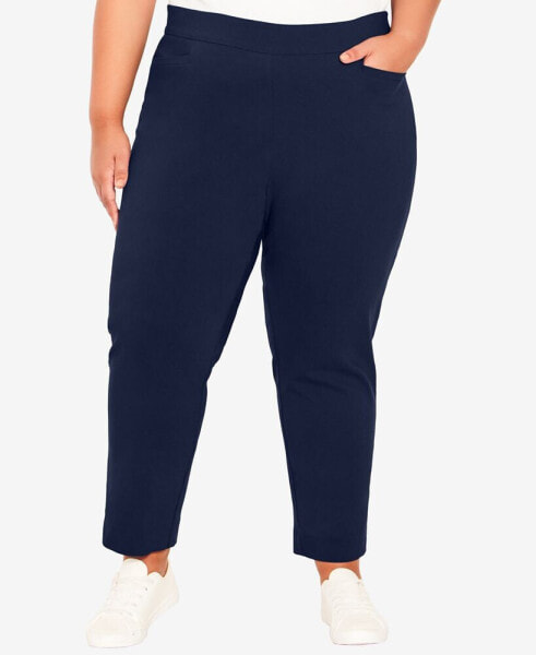 Plus Size Super Stretch Crop High Rise Pant