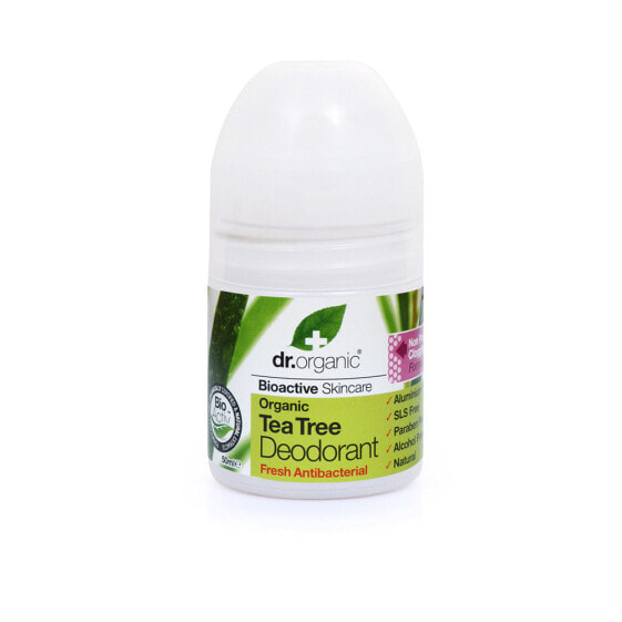 Дезодорант роликовый Dr. Organic с маслом чайного дерева 50 мл