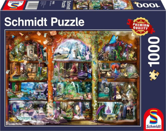 Schmidt Spiele Puzzle 1000 Magiczny świat bajek G3