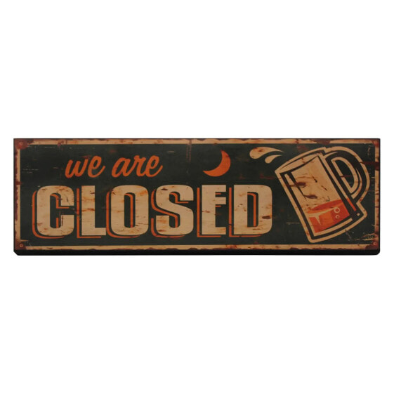 Schild Closed I