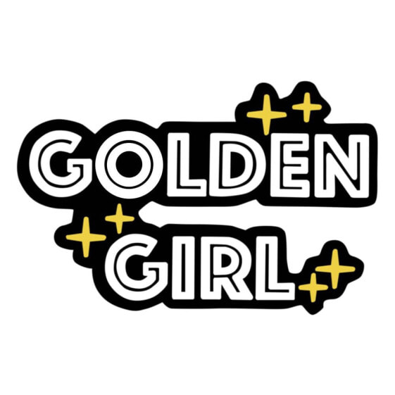 Наклейка Dolce & Gabbana 743841 "Golden Girl" 7x4,5 см.