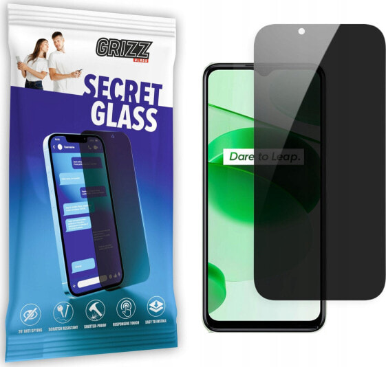 GrizzGlass Szkło prywatyzujące GrizzGlass SecretGlass Realme C35