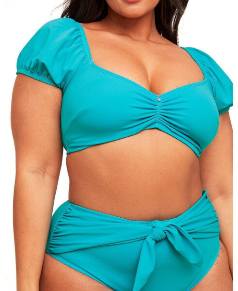 Hattie Women's Plus-Size Swimwear Bikini Top