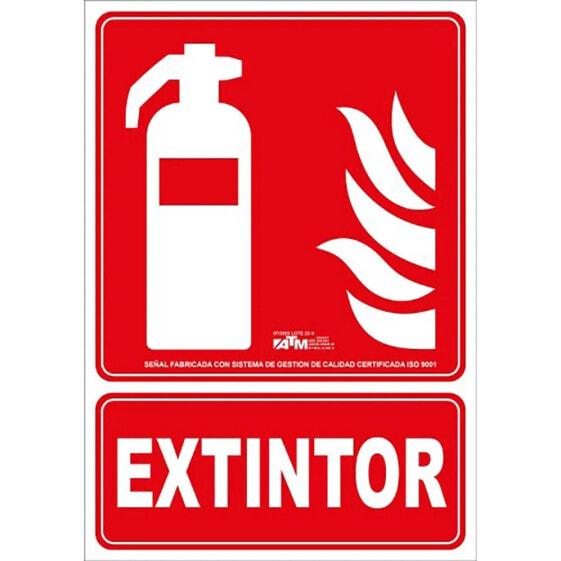 ATM Class A PVC fire extinguisher sign