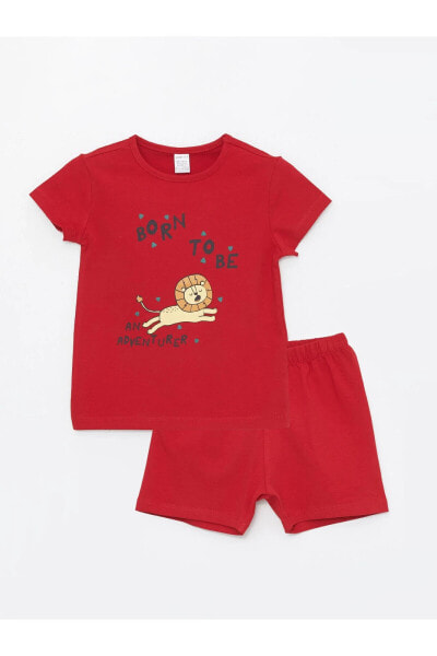 Пижама LC WAIKIKI Short Sleeve Bicycle Neck Baby Boy  Outfit.