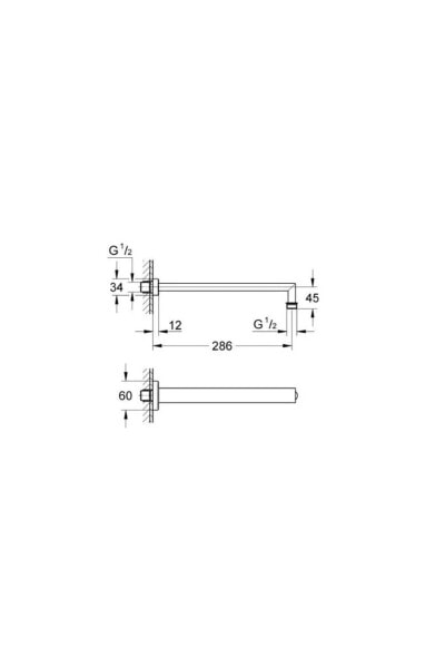 Rainshower® Tepe Duşu Dirseği 286 Mm - 27709000