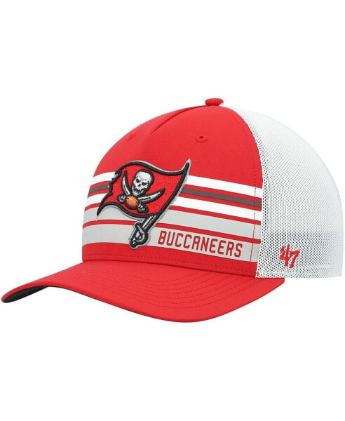 Men's Red Tampa Bay Buccaneers Altitude II MVP Trucker Snapback Hat