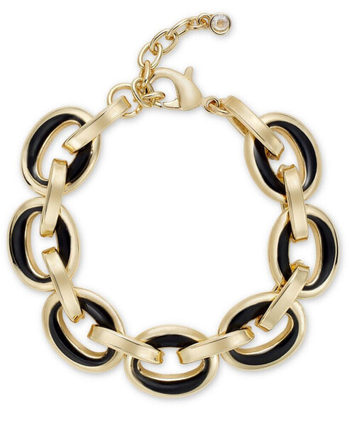 Gold-Tone & Color Chunky Link Bracelet, Created for Macy's
