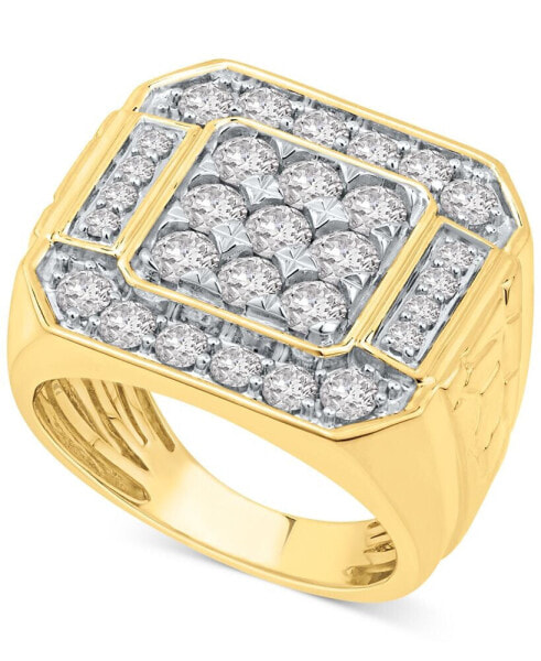 Кольцо Macy's Diamond Cluster  in Gold
